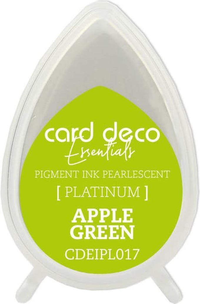 Card Deco Essentials Fast-Drying Pigment Ink Pearlescent Apple Green