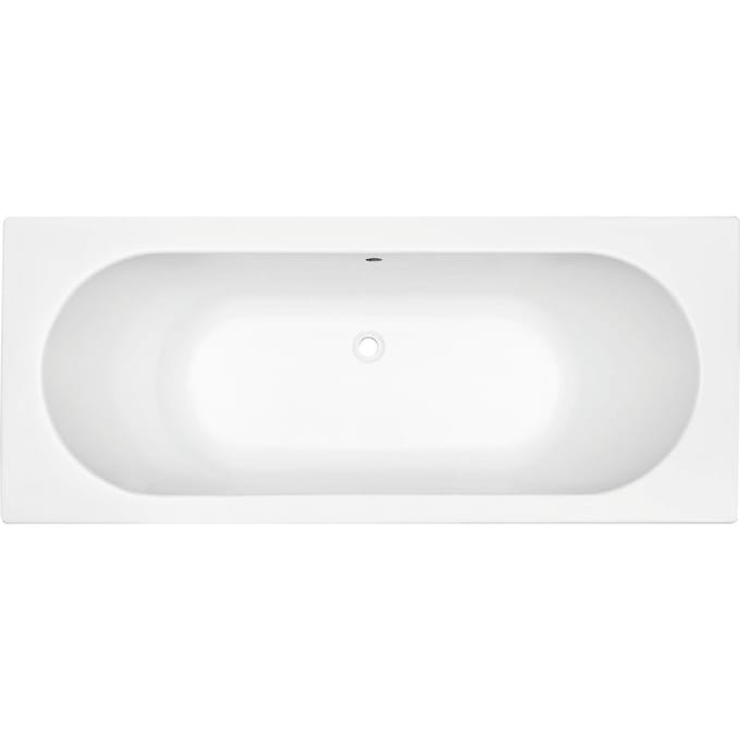 Xellanz Portus RD Inbouw Duo Ligbad 170 x 70 x 43 cm - Glans Wit