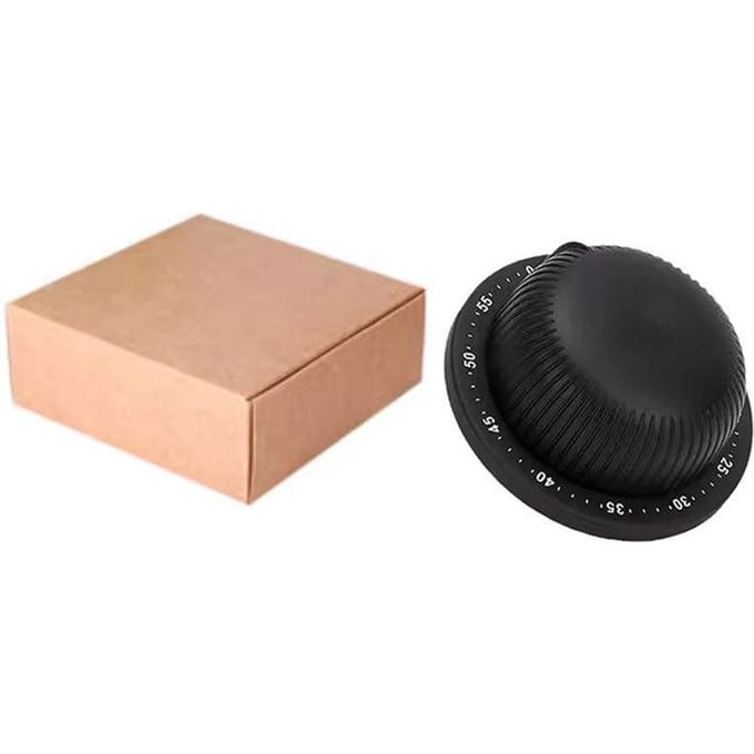 Keuken Mechanische Timer met Magnetische Timer Leerherinnering Kookwekker Afteltijdmanager beige