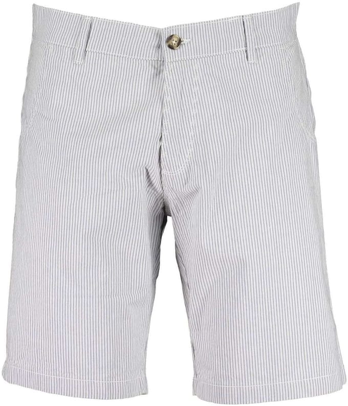 Blue Seven heren bermuda - wit/blauw stripe - maat S