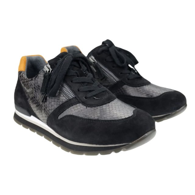 Gabor 56.369.33 - dames sneaker - Zwart - maat 38.5 (EU) 5.5 (UK)