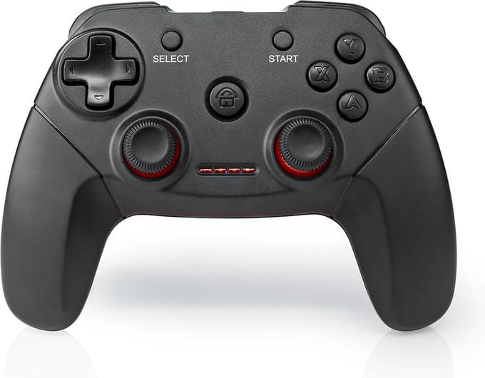 Nedis Gaming Controller – Draadloos – 11 knoppen – PC – Zwart
