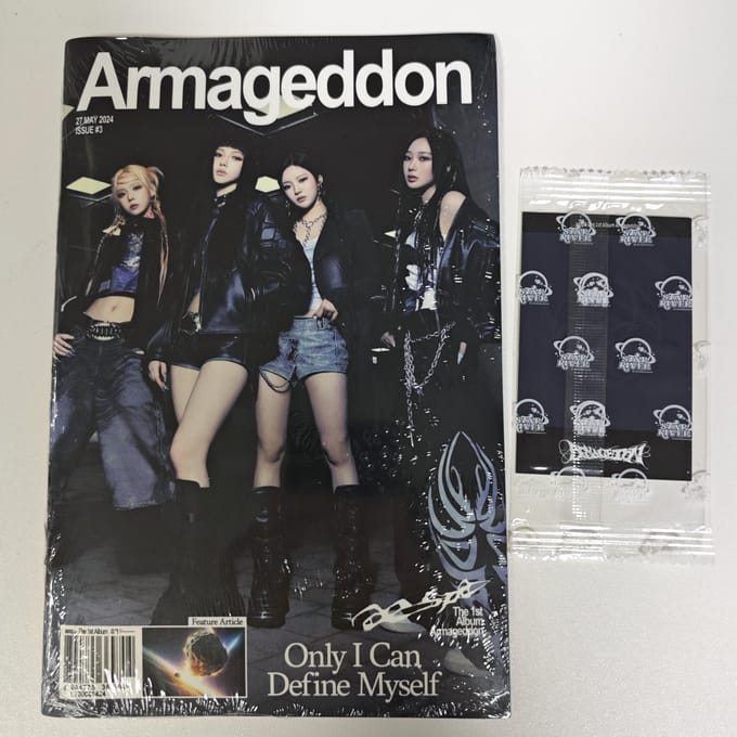 Album aespa - [ARMAGEDDON] 1e album ZINE-versie, met SR-pre-orderkaart Zine+SR