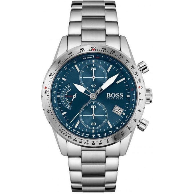 Hugo Boss 1513850 Herenhorloge 44 mm blauw