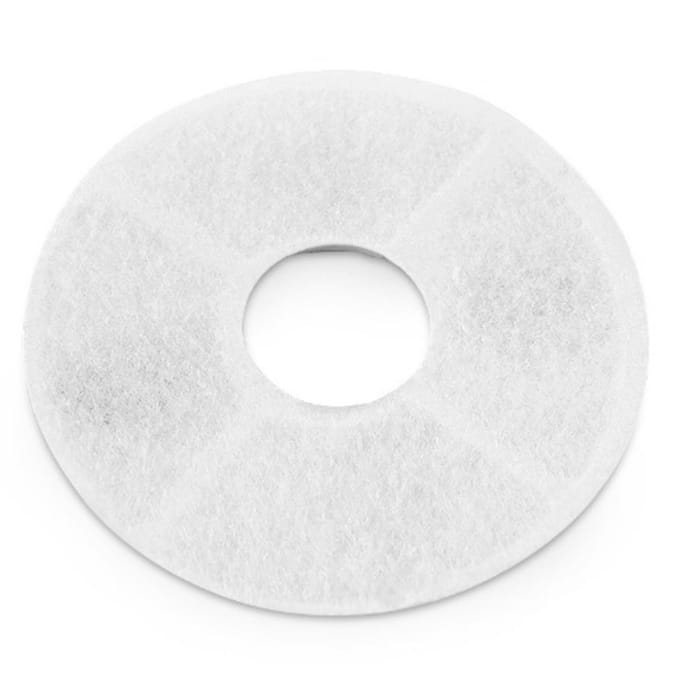 4 stuks Kattenwaterfontein Filters Actieve Kool Hars Rond Vervangend Multi Drievoudig Water white
