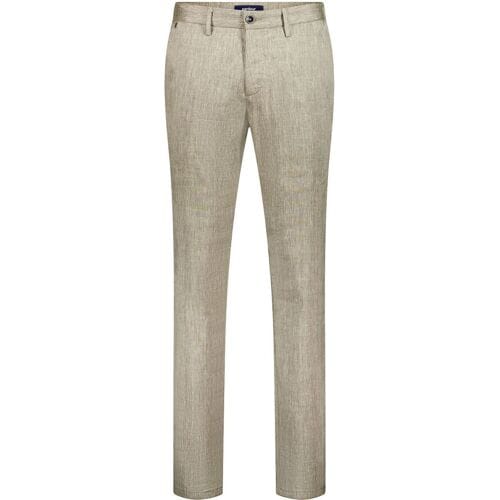 Gardeur Broek Tonic Tech Linnen Blend Cool Touch Beige / male