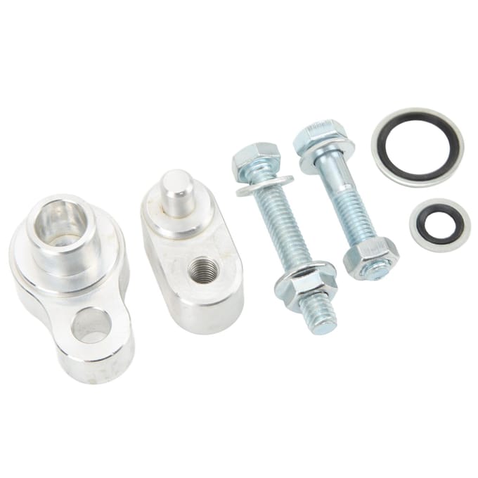 Achter AC Afsluitkit Aluminiumlegering Airconditioning Afsluitbout Pakkingsset voor Traverse white