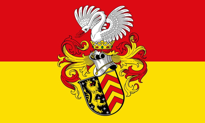 Vlag Hanau 100x150cm