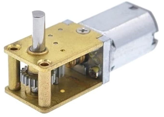 Mini DC Motor - Geluidsarme Motor - Modelbouw - Hoog Koppel - 3V - Metaal