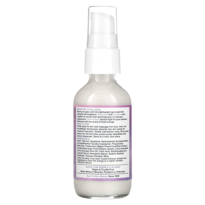 Aura Glow Moisturizer, Verhelderende Gelcrème, 56 ml (1,9 fl oz) white