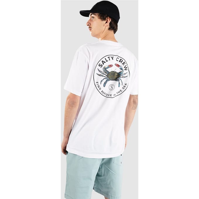 Salty Crew Blue Crabber Premium T-Shirt wit