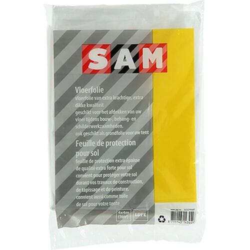 Sam Vloerfolie/Afdekfolie 4 x 4 meter