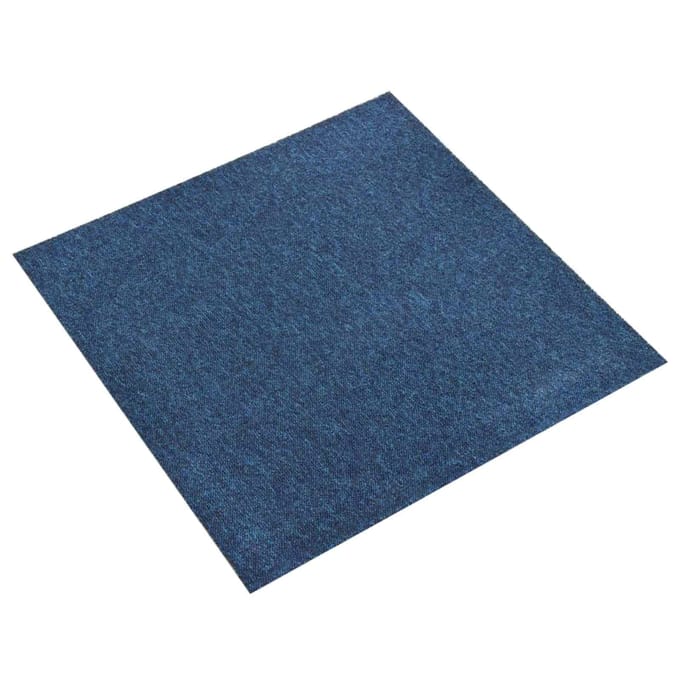 vidaXL - Tapijt - 20 - st - Donkerblauw - 50 - x - 50 - cm - 100% - Polypropyleen