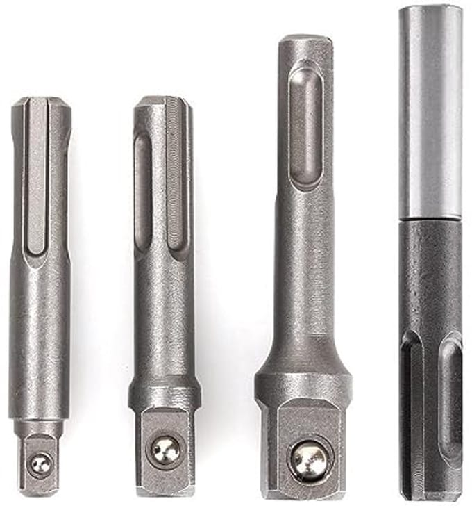 Boormachine Dopsleutel Adapterset - 4 Stuks voor Verlenging