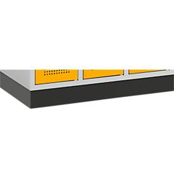Sokkel, zwart, 930 mm breed