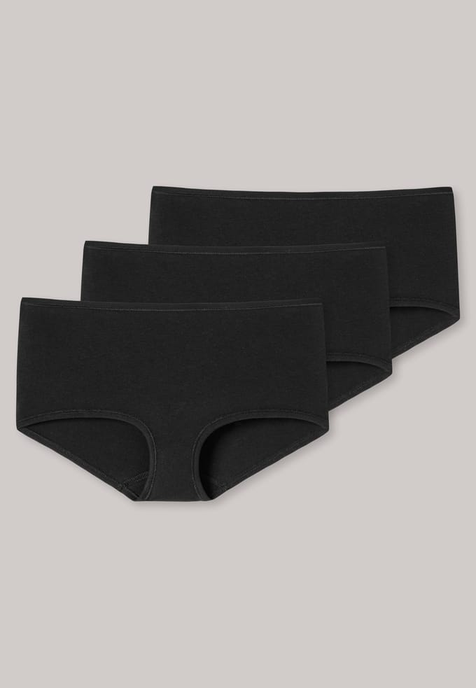 Schiesser 95/5 Organic 3PACK Short Dames Onderbroek - Maat 46