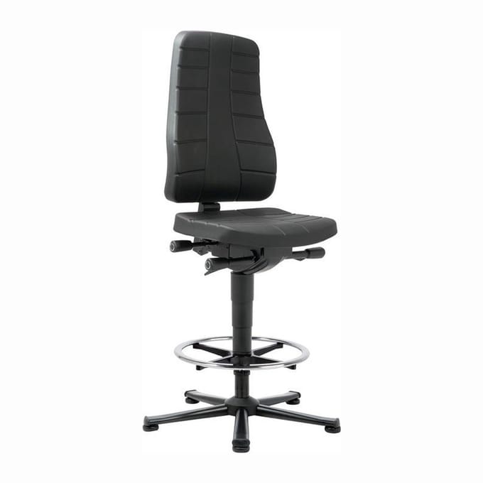 interstuhl industriële draaistoel All-In-One Highline vloerglijde...