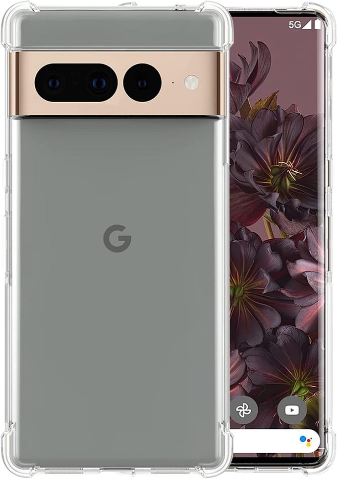 Hoesje geschikt voor Google Pixel 7 Pro - Shockproof Transparant Back Cover Case