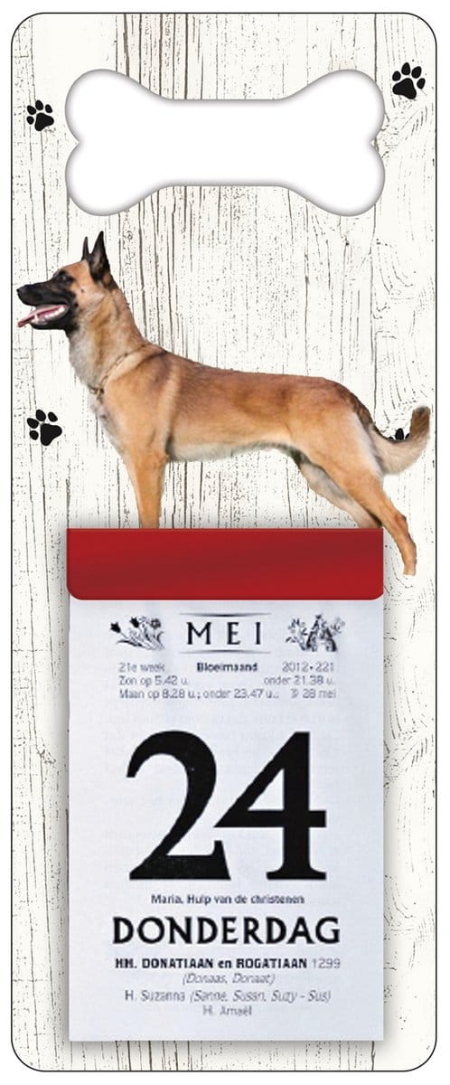 Scheurkalender 2027 Hond: Mechelse Herder