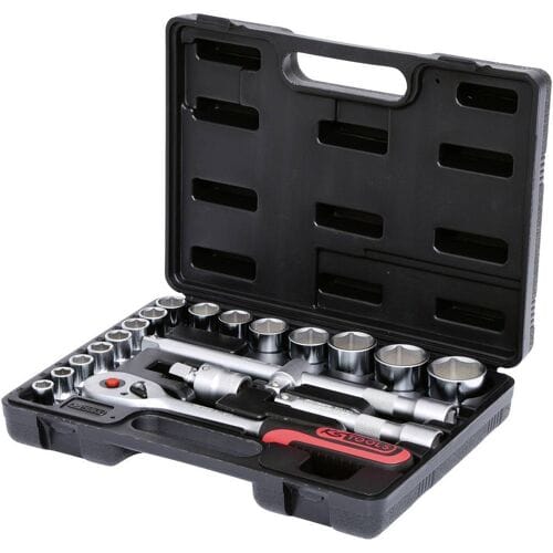 KS Tools 9110620 Serie - Dopsleutelset - 1/2" - 20 Stuks - Chroom-vanadiumstaal