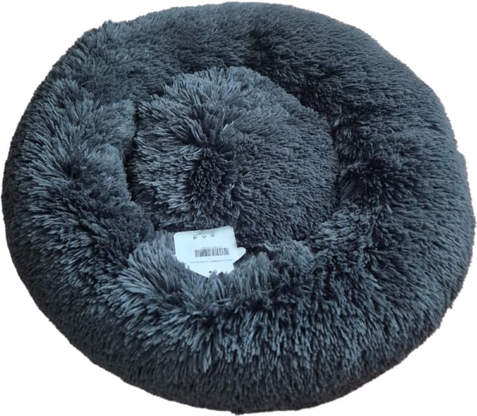 Topmast fluffy donut mand antraciet 65cm
