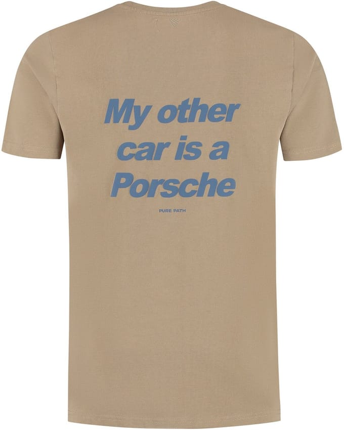 Pure Path My Other Car T-shirt Taupe (25030112 - 53)