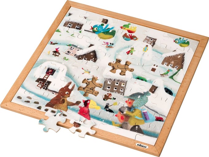 Extreem weer puzzel - Kou - 64 stukjes - Educo