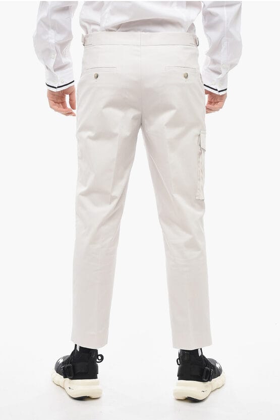 Skinny Fit Katoenen Cargobroek