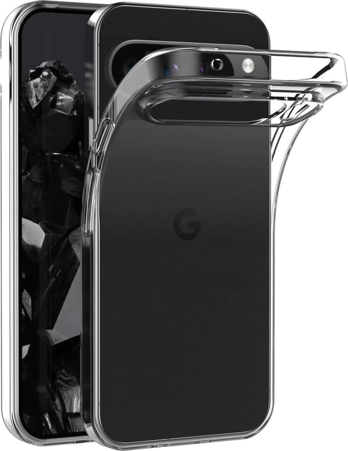 Hoesje voor Google Pixel 9 Pro XL backcover Shockproof siliconen Transparant