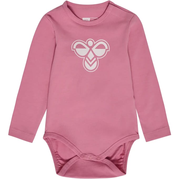 Baby romper met lange mouwen Hummel Logo