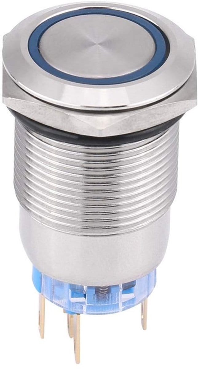 Allecto - Waterproof Button - Led Push Button - Zelfvergrendeling