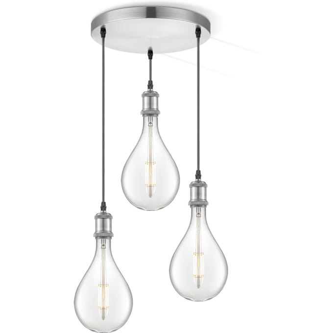 Home sweet home hanglamp Vintage 3L Pear - helder