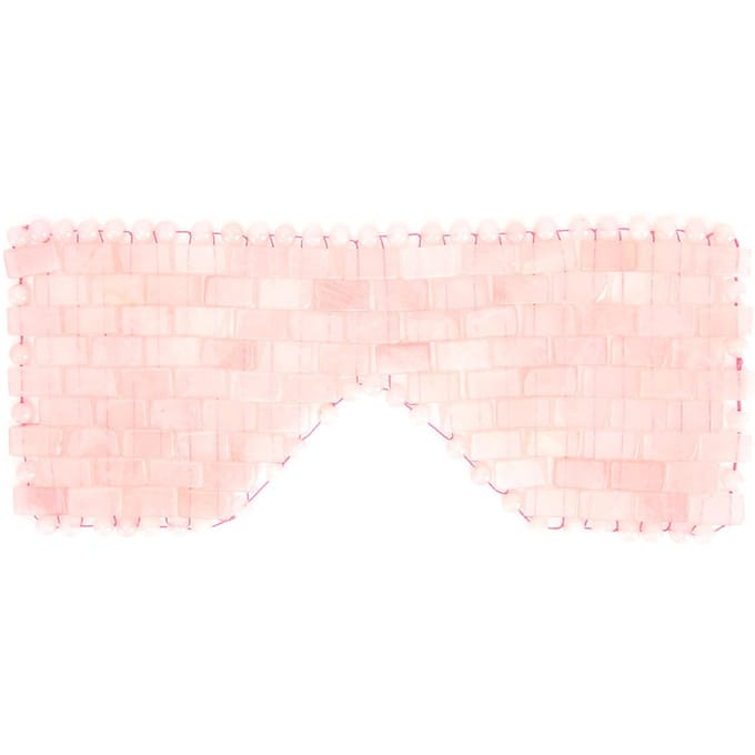 Masque pour les yeux en pierre de jade rafraîchissant pour dormir Masque pour les yeux de thérapie par le froid Masseur de traitement pour les yeux Améthyste white