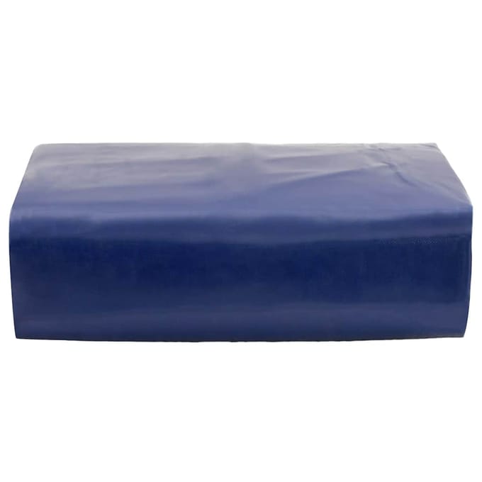 vidaXL - Zeil - 650g - / - m² - Blauw - 3 - x - 6 - m - Canvas - met - PVC-coating