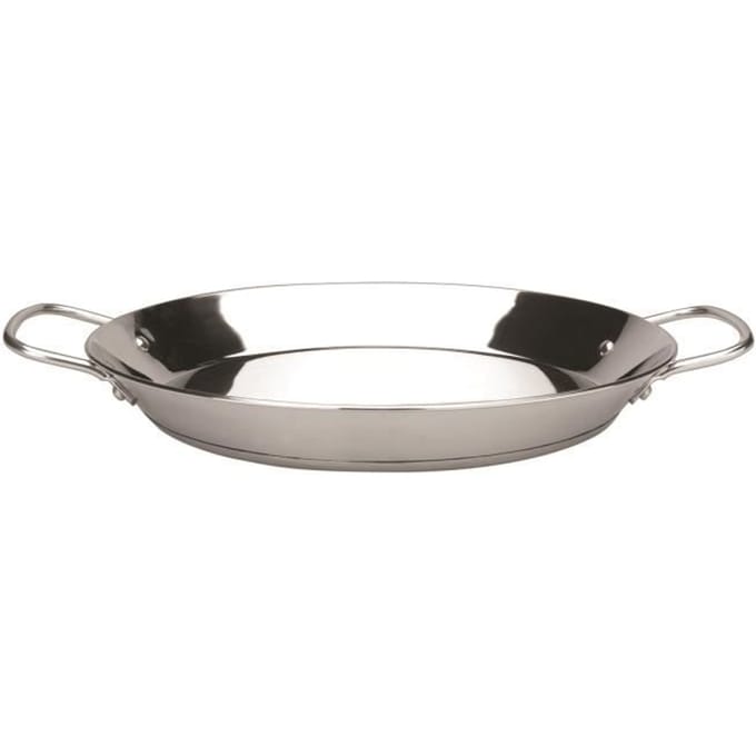 Plat à paella - IBILI - 652234 - 34 cm - Acier inoxydable - Compatible induction