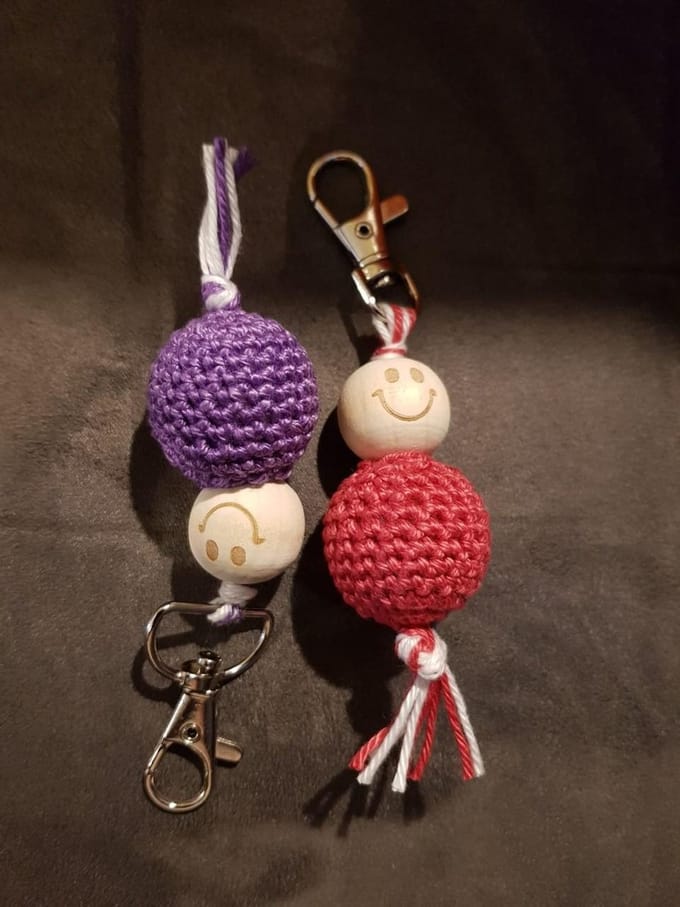 Sleutelhanger Gelukspoppetje Rood
