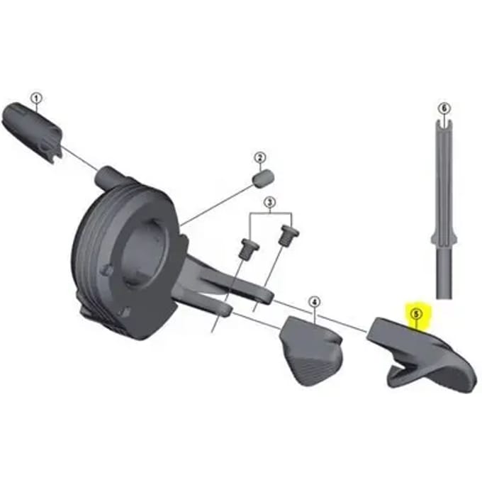 Linker hendel Shimano B SW-M9050