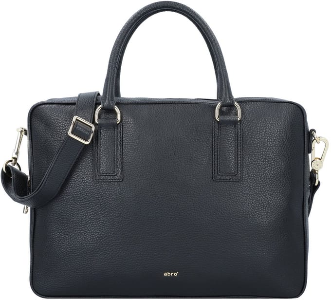 abro Adria Handtas Leder 37.5 cm - Dames - black-gold