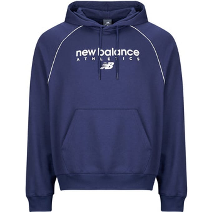 New Balance  Capuchon sweaters LINEAR GRAPHIC FLEECE HOODIE