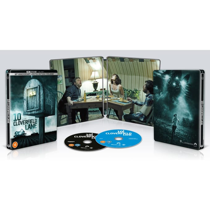 10 Cloverfield Lane - Steelbook Limited Anniversary Edition - 4K UHD + blu-ray - Import