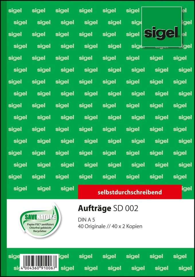 SD002 - 120 sheets - A5 - Green