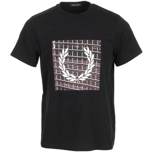 T-shirt Korte Mouw Fred Perry Laurel Wreath Graphic