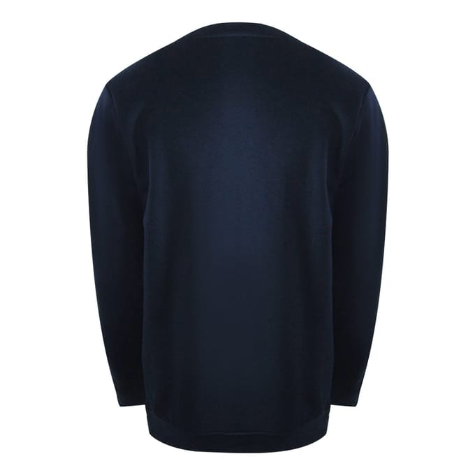 Love Moschino Box Logo Marineblauwe Sweatshirt