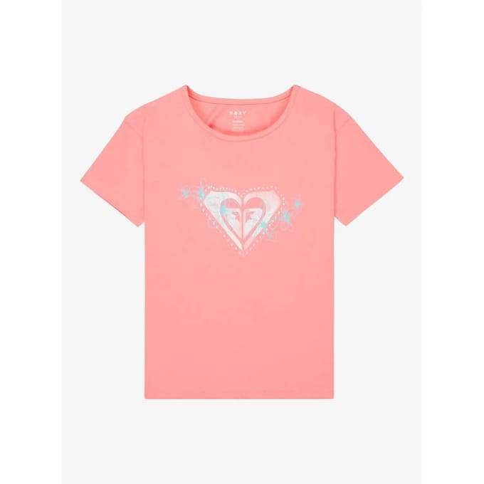 Roxy Lilyregular Night T-shirt Met Korte Mouwen Roze 14 Years Meisje