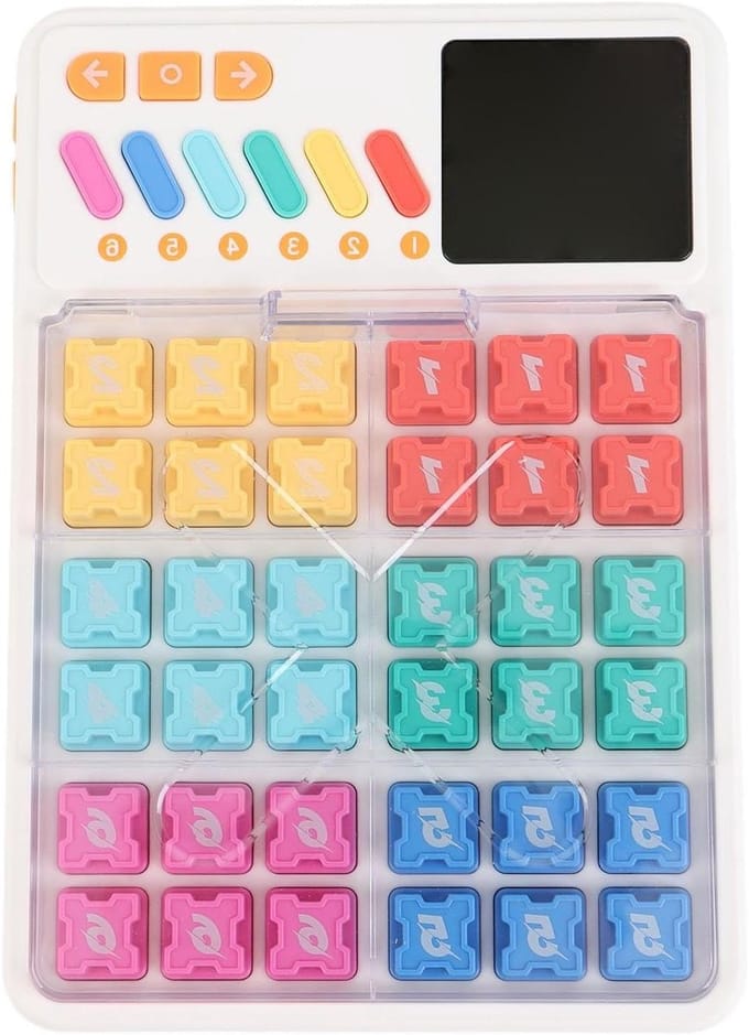 Elektronisch Sudoku Spel - Hersenkraker Puzzel - Cognitieve Training - 3500 Uitdagingen - 21 x 5 x 0.1 cm - Wit