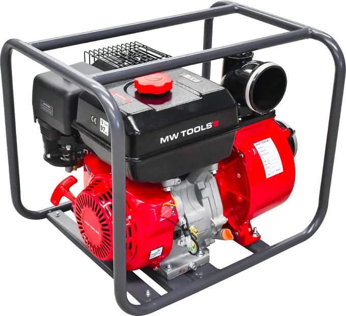 Waterpomp 4 - 86.000 L/U - 9PK benzine MW Tools WP8600