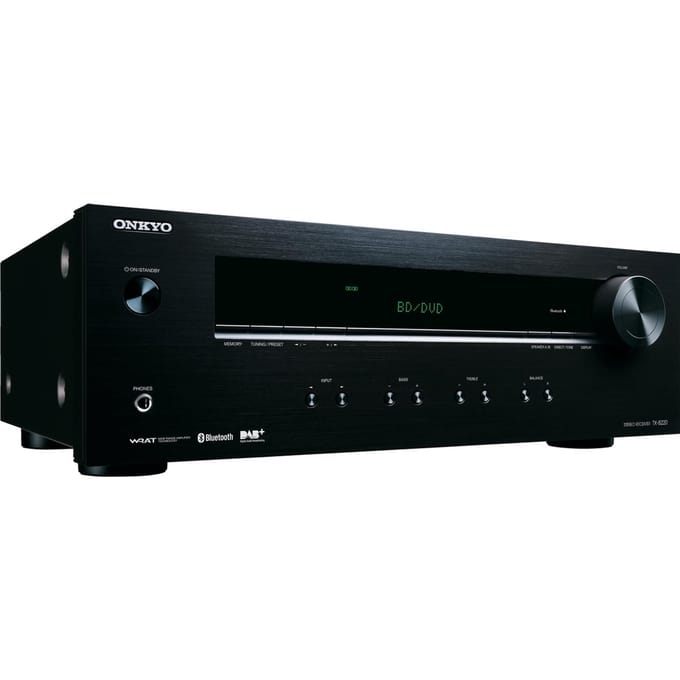 ONKYO TX-8220 Stereo 2.1 Receiver- 2x 80W, Speaker A/B, DAB+, Bluetooth Zwart