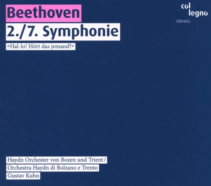 Haydn Orchester Von Bozen Und Trient, Gustav Kuhn - Beethoven: Symphony No.2 & 7 (CD)