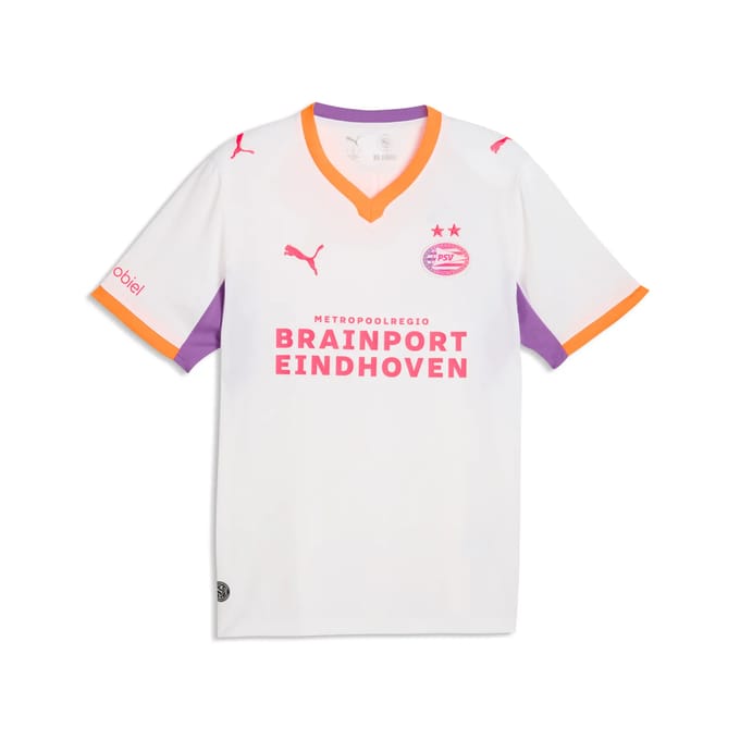 Puma Psv Eindhoven 26/27 Replica Weg T-shirt Met Korte Mouwen Wit M Man