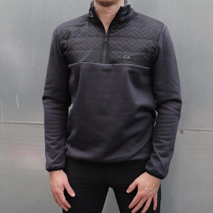 Calvin Klein Ramond Hybrid 1/4 Zip Men Sweater Urban